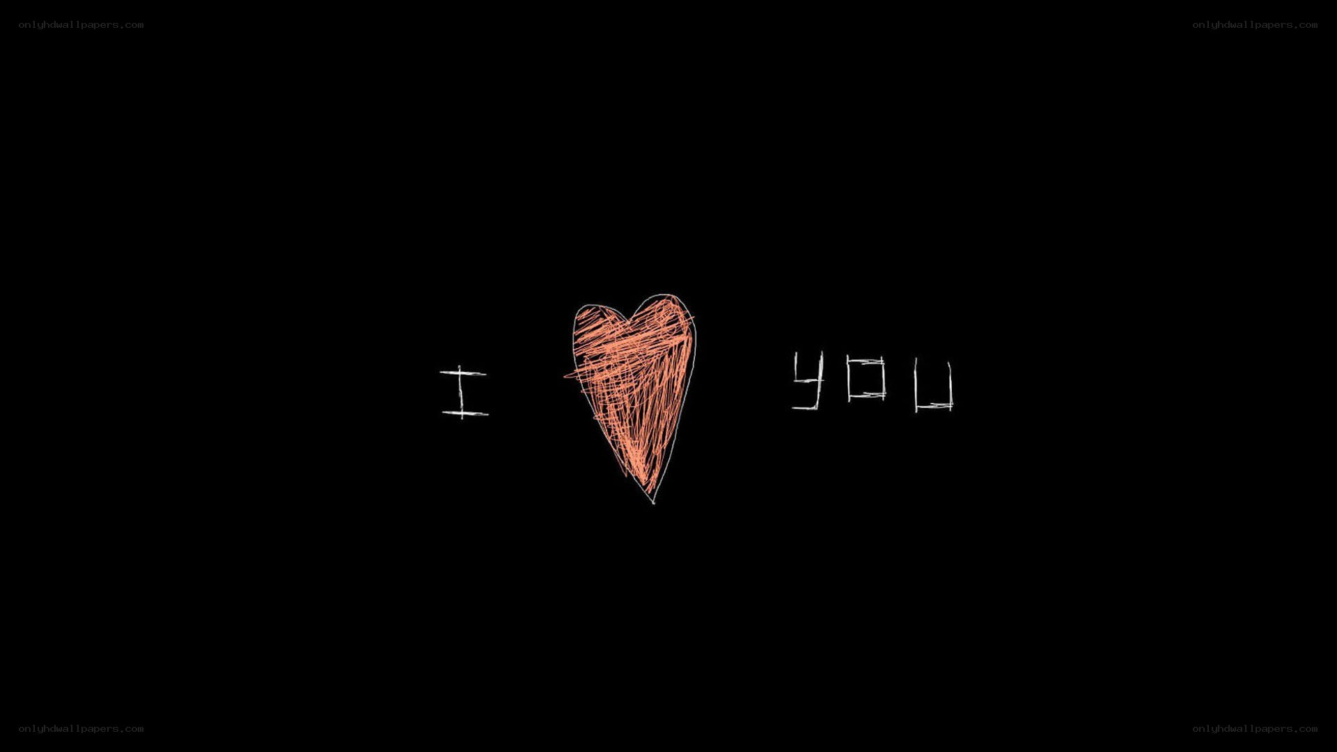 I love you drawing