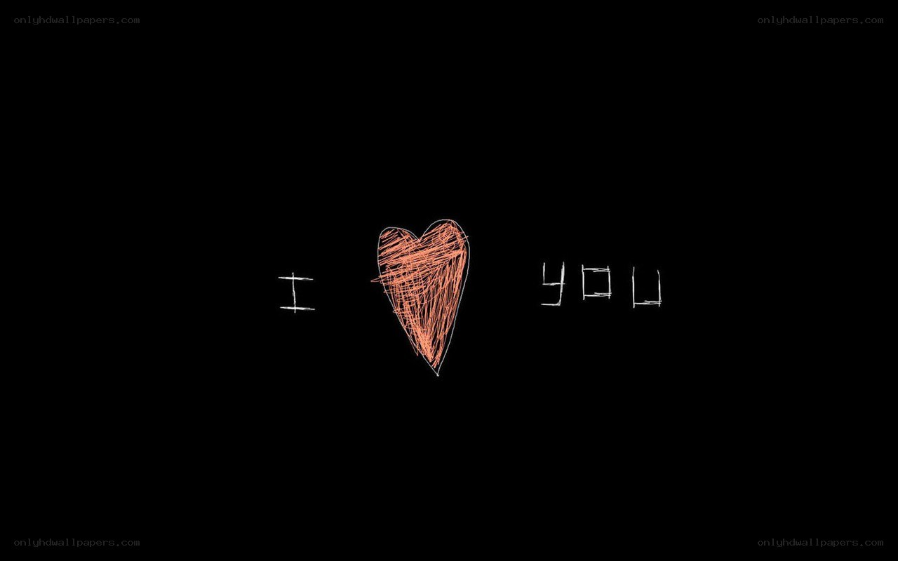 I love you drawing
