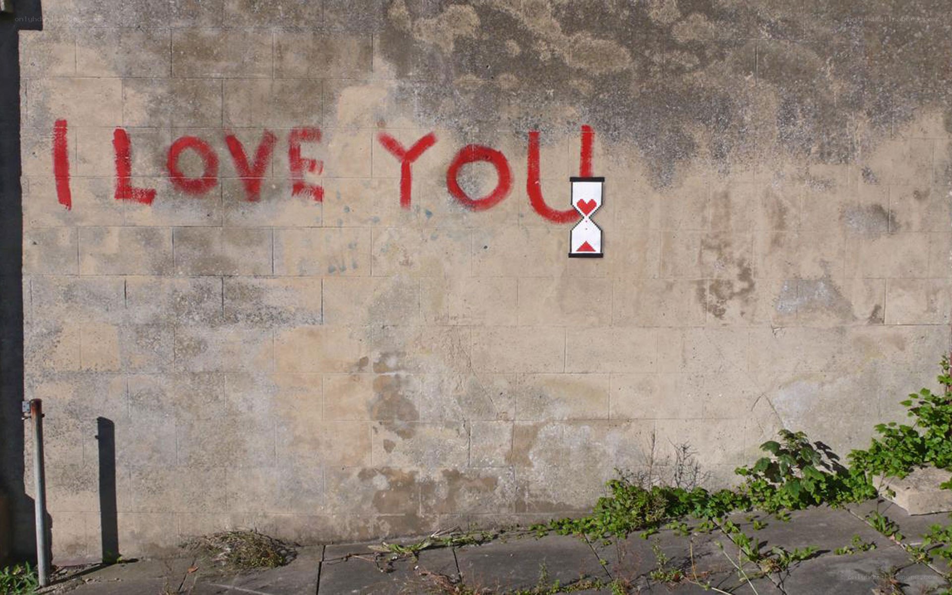 I love you graffiti
