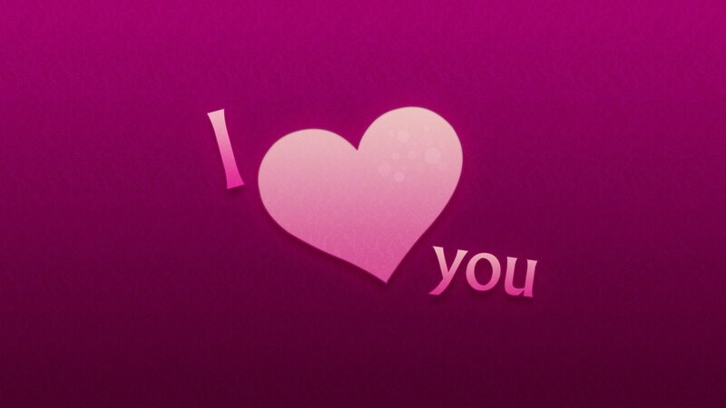 I love you graphic