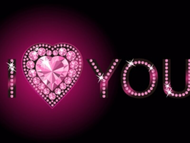 I love you in pink diamonds