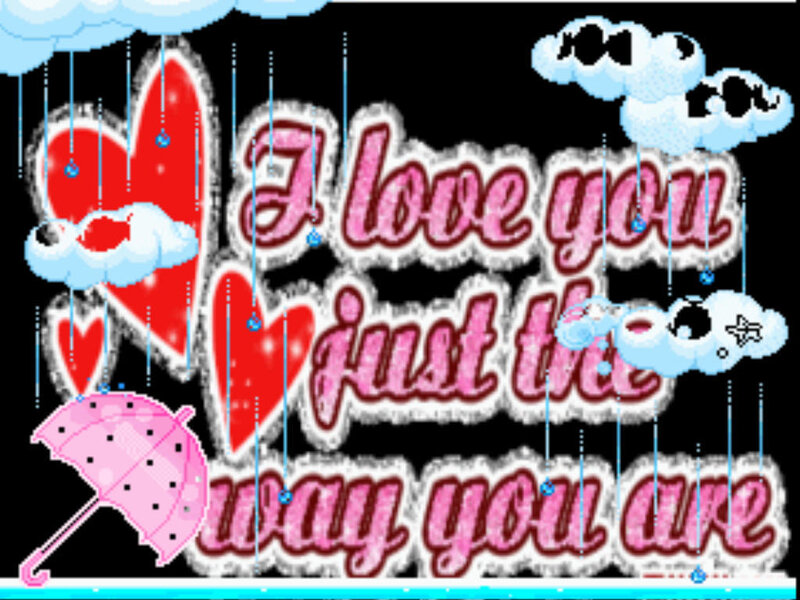 I love you just the way you are