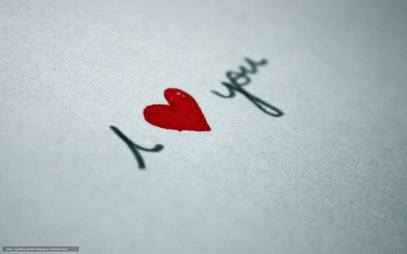I love you on paper