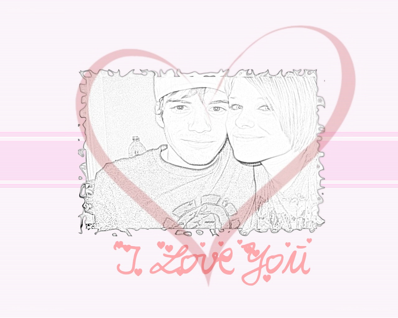I Love You photo card
