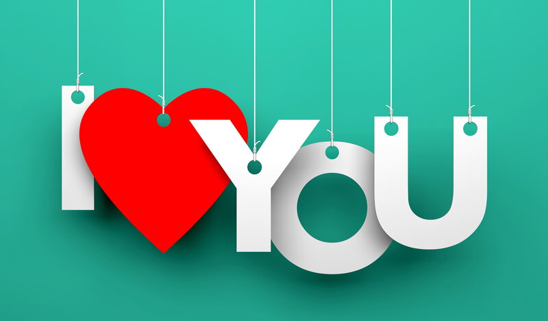 I Love You Sign — Red, Affectionate