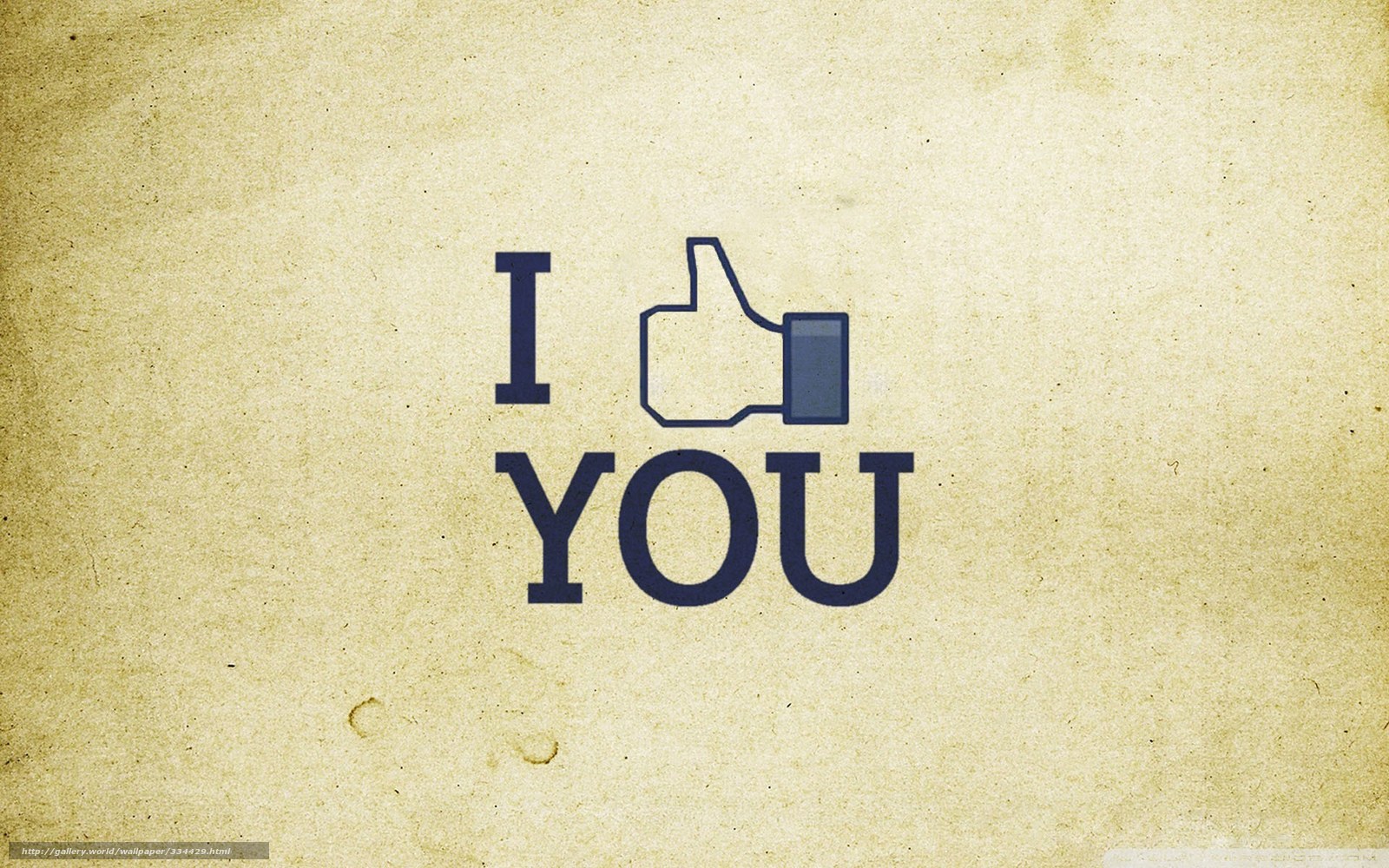 I Love You with Facebook Like