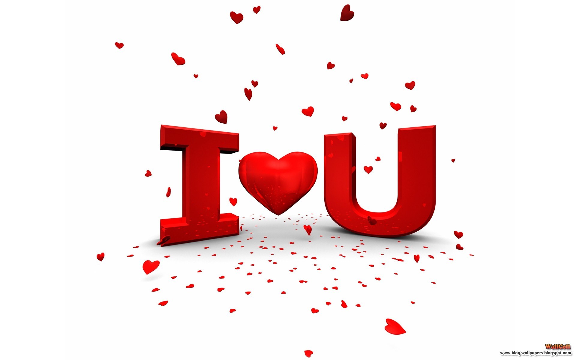 I love you with hearts