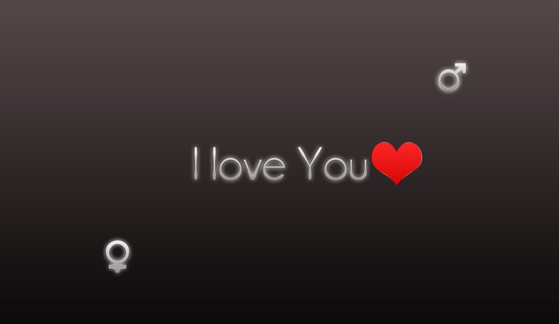 I love you with hearts