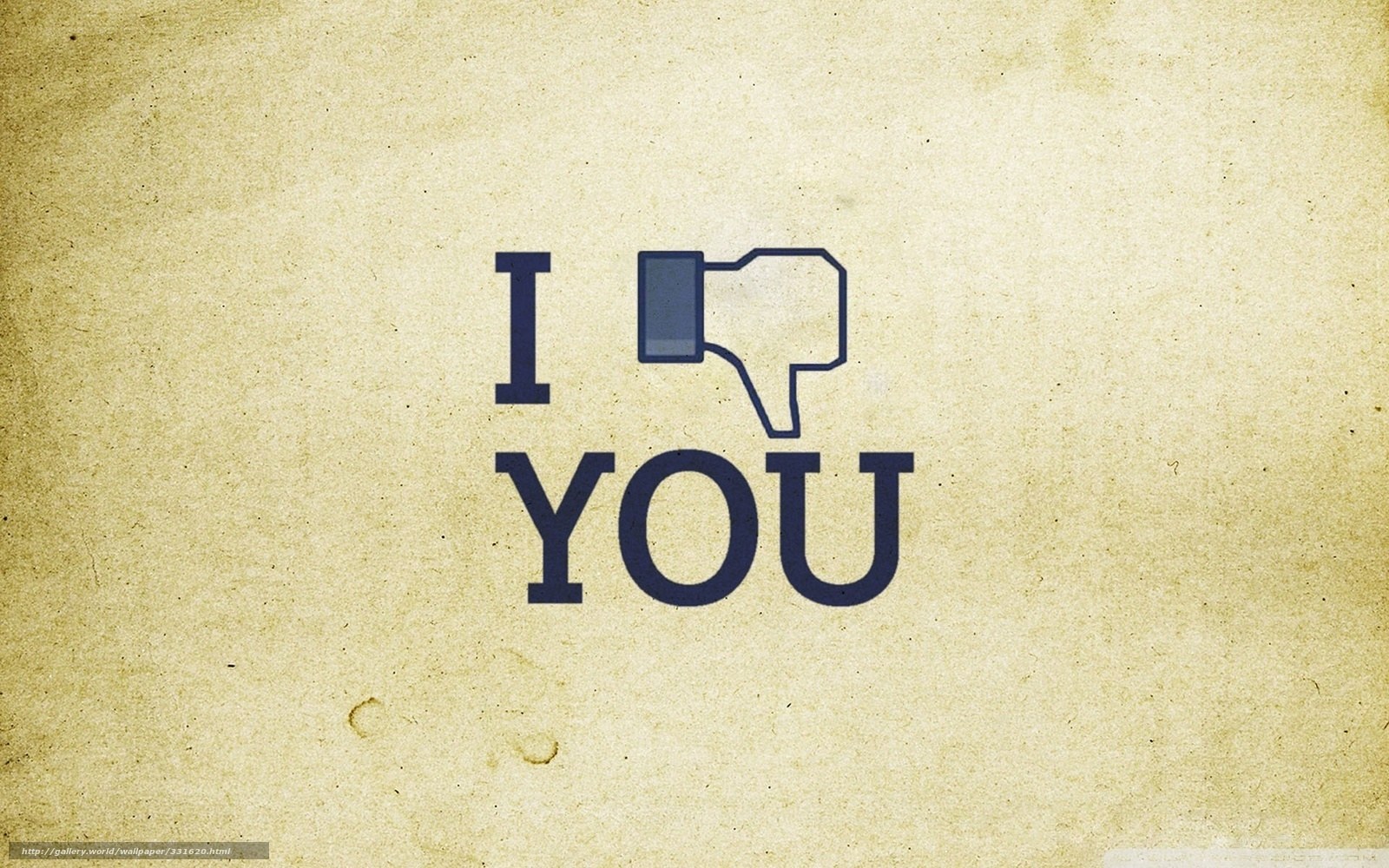 I Love You with Thumbs Down