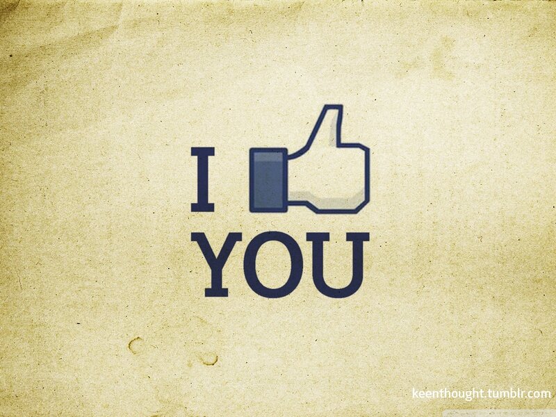I love you with thumbs up