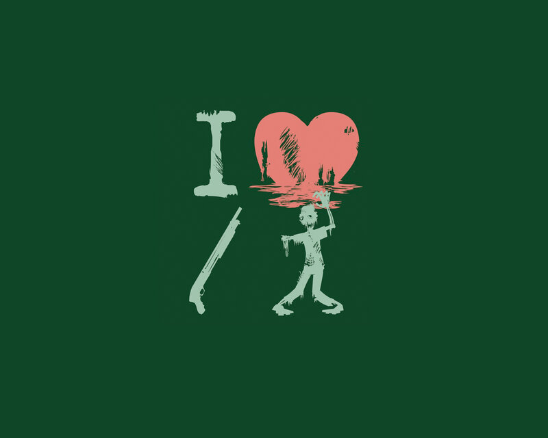 I love zombies and guns
