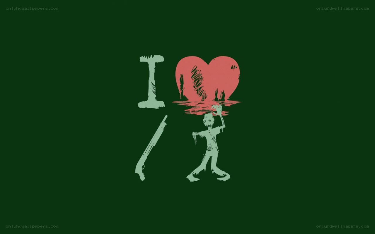 I love zombies and guns