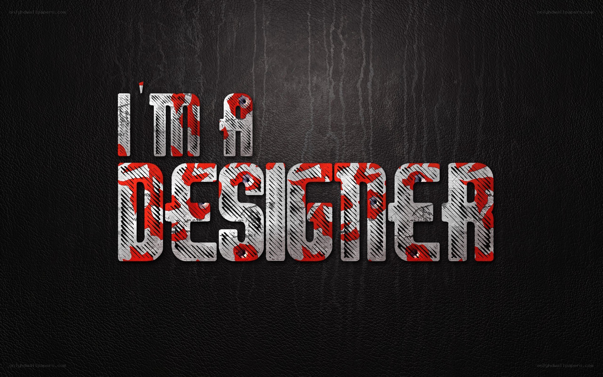 I'm a Designer text art