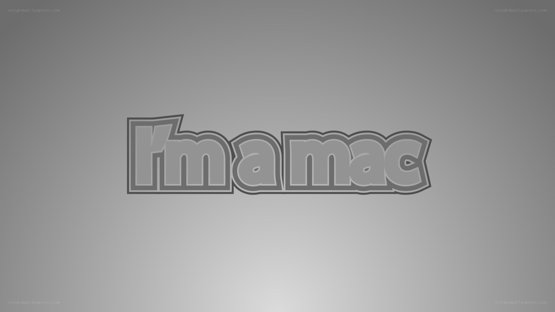 I'm a mac logo
