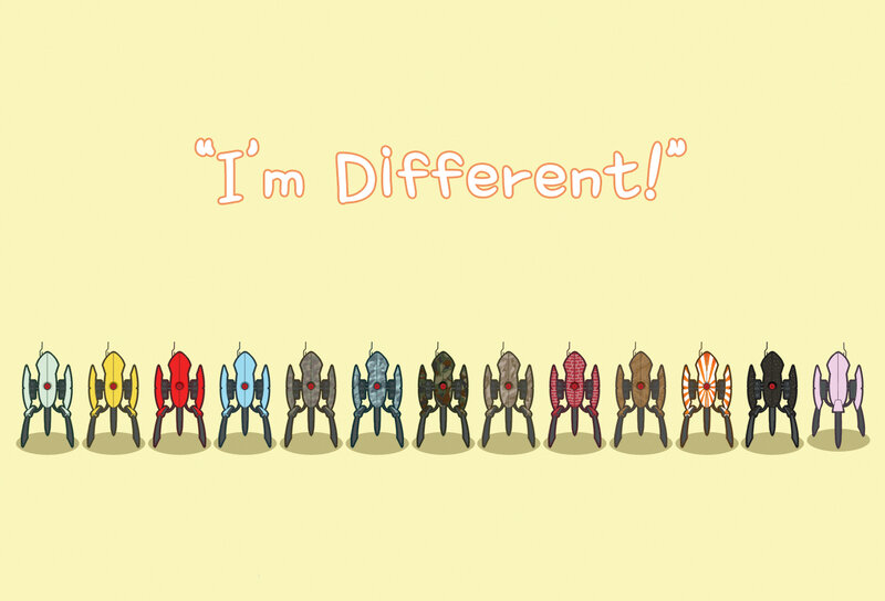 I'm Different Robot Lineup