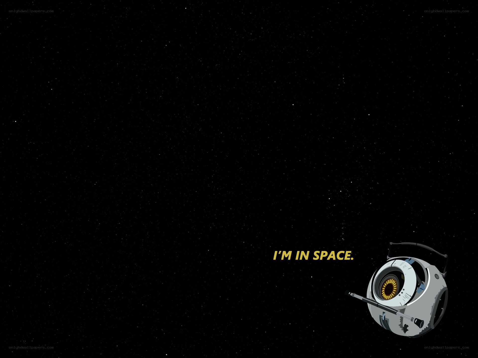 I'm in space