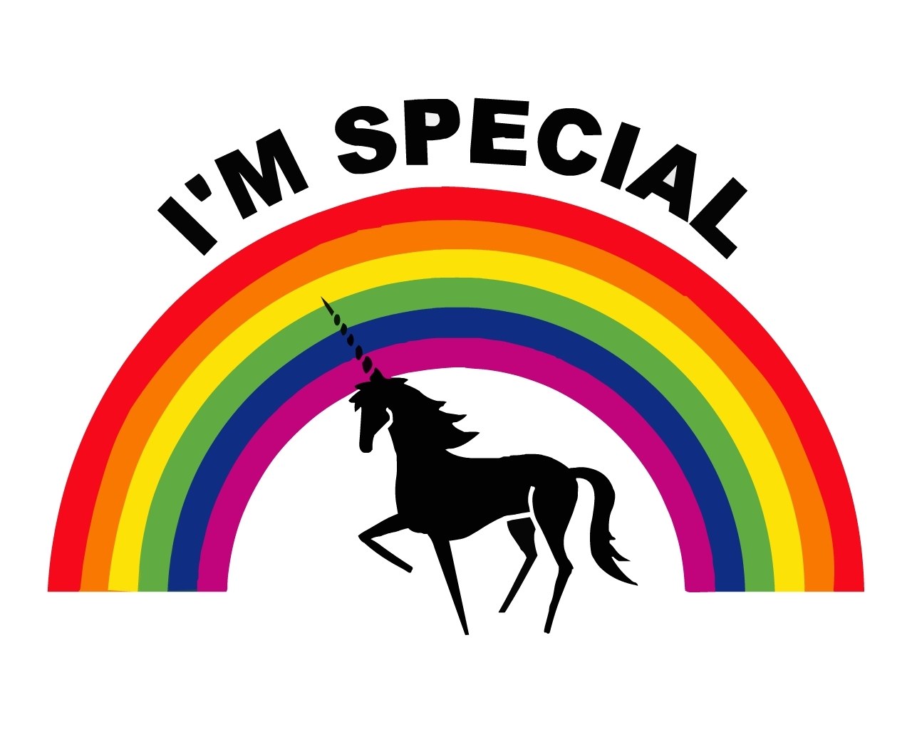 I'm Special unicorn logo