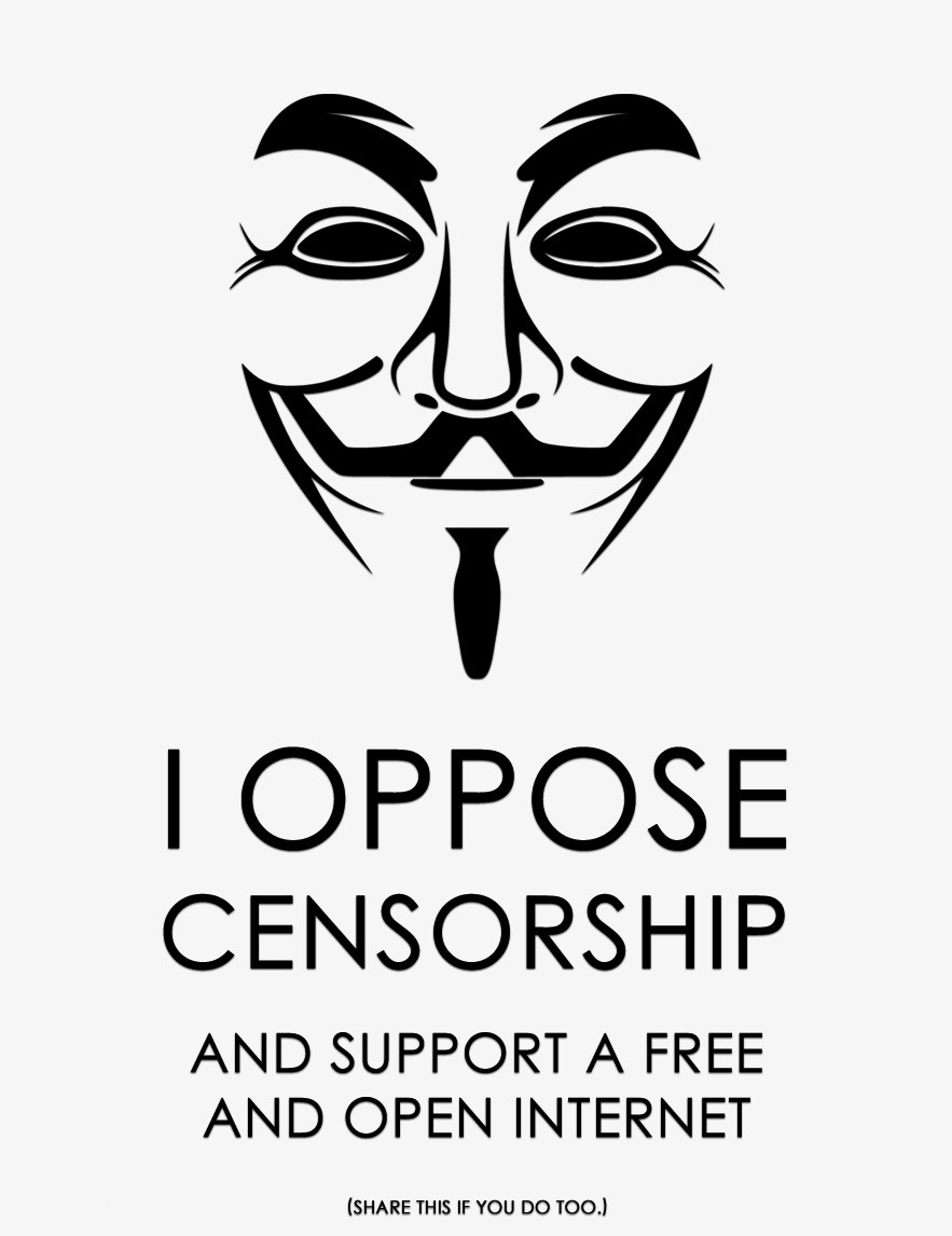 I oppose censorship
