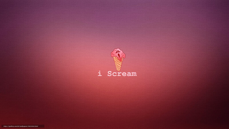 i Scream ice cream wallpaper