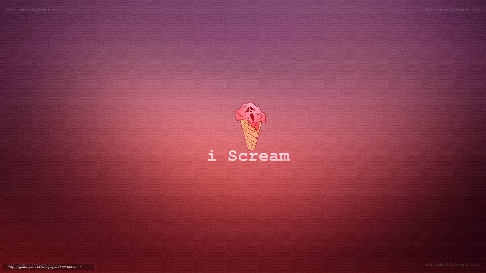 i Scream ice cream wallpaper