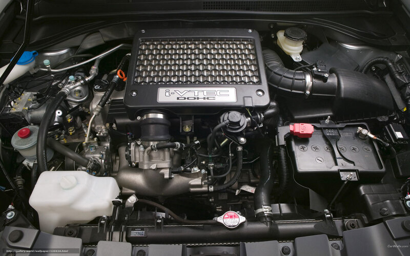 i-VTEC engine in car