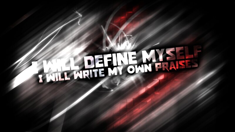 I Will Define Myself