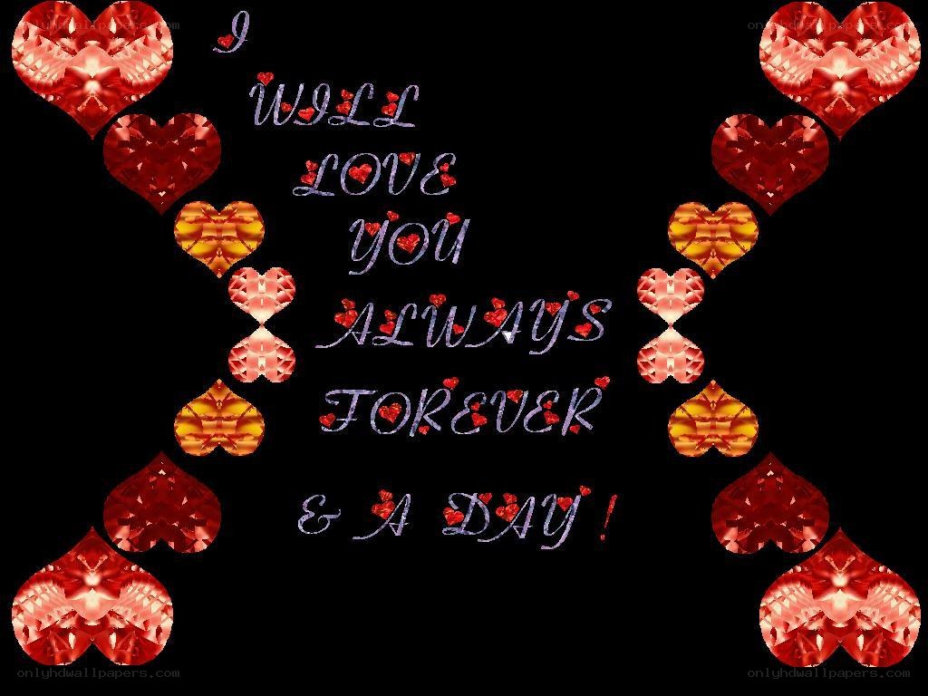 I will love you forever