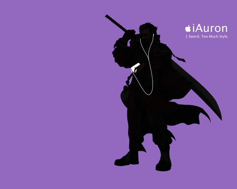 iAuron character silhouette