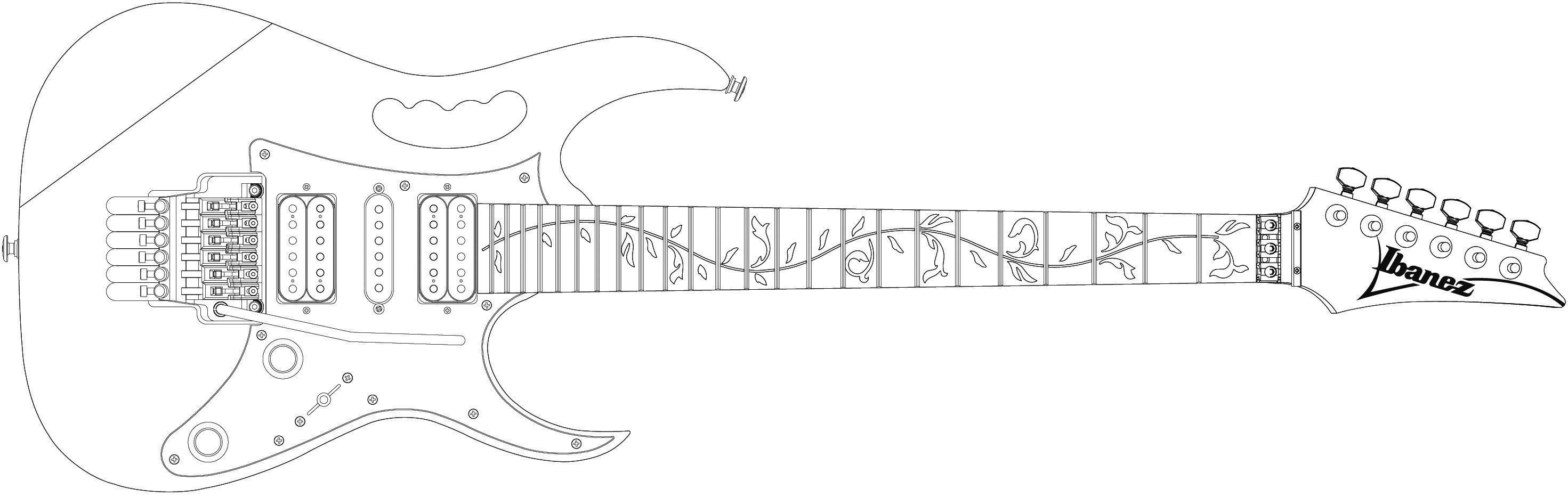 Ibanez electric guitar design