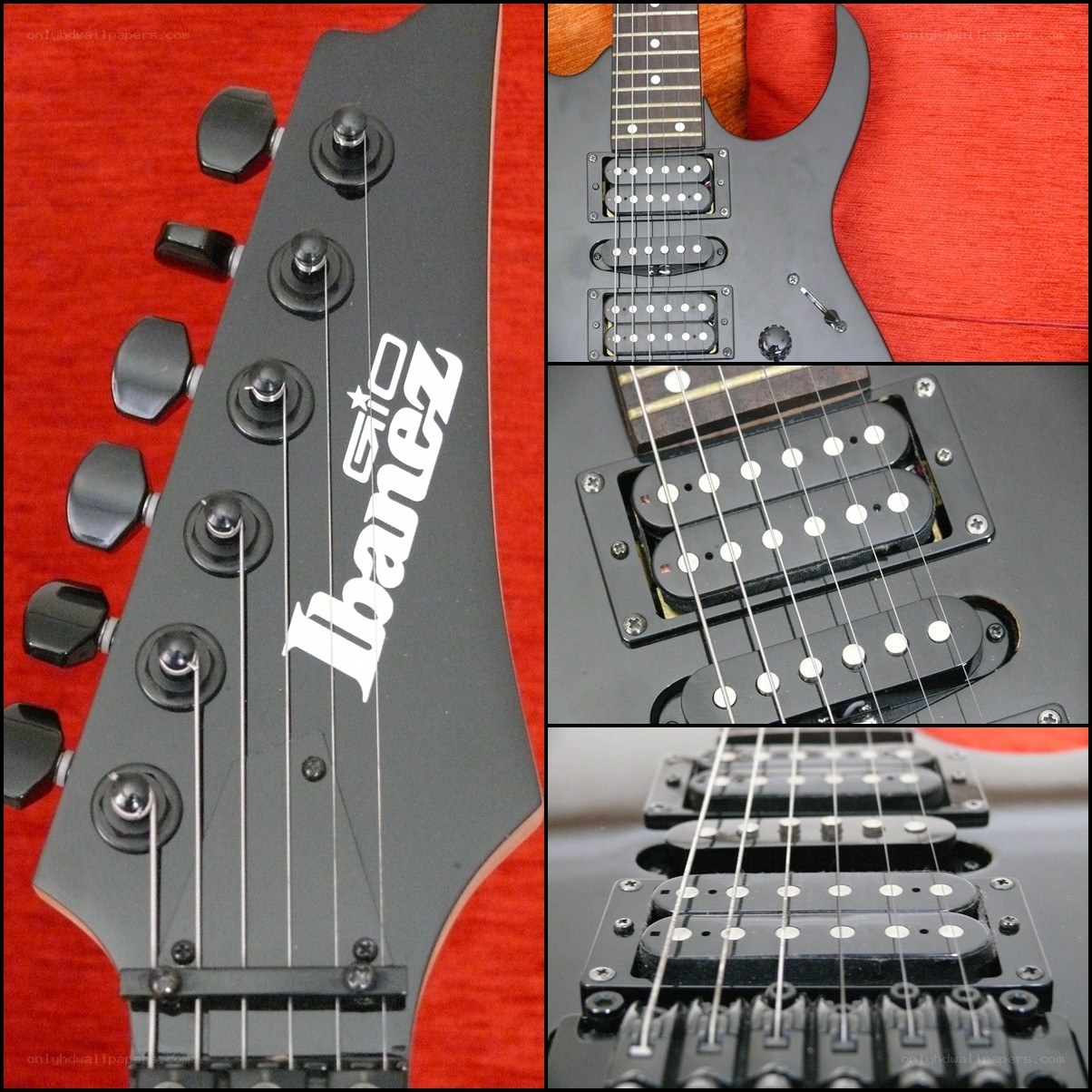 Ibanez electric guitar details