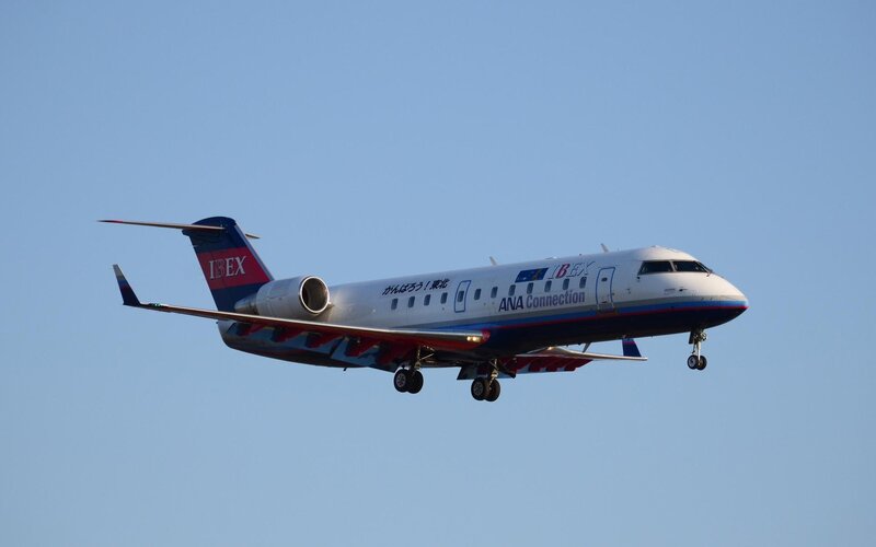 IBEX ANA Connection aircraft in flight