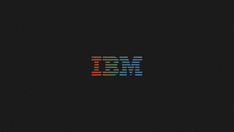 IBM Logo on Black