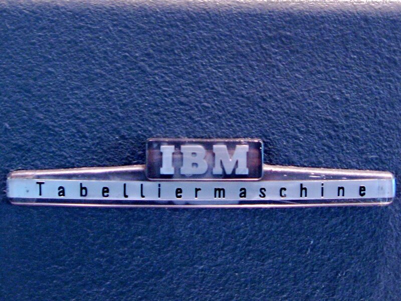 IBM Tabelliermaschine badge