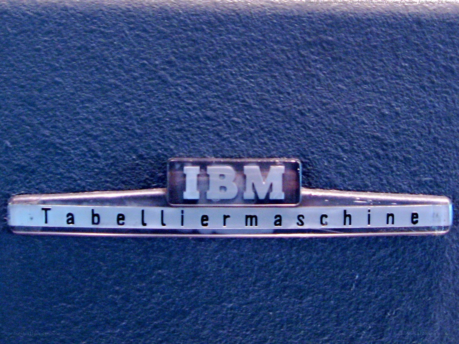 IBM Tabelliermaschine badge