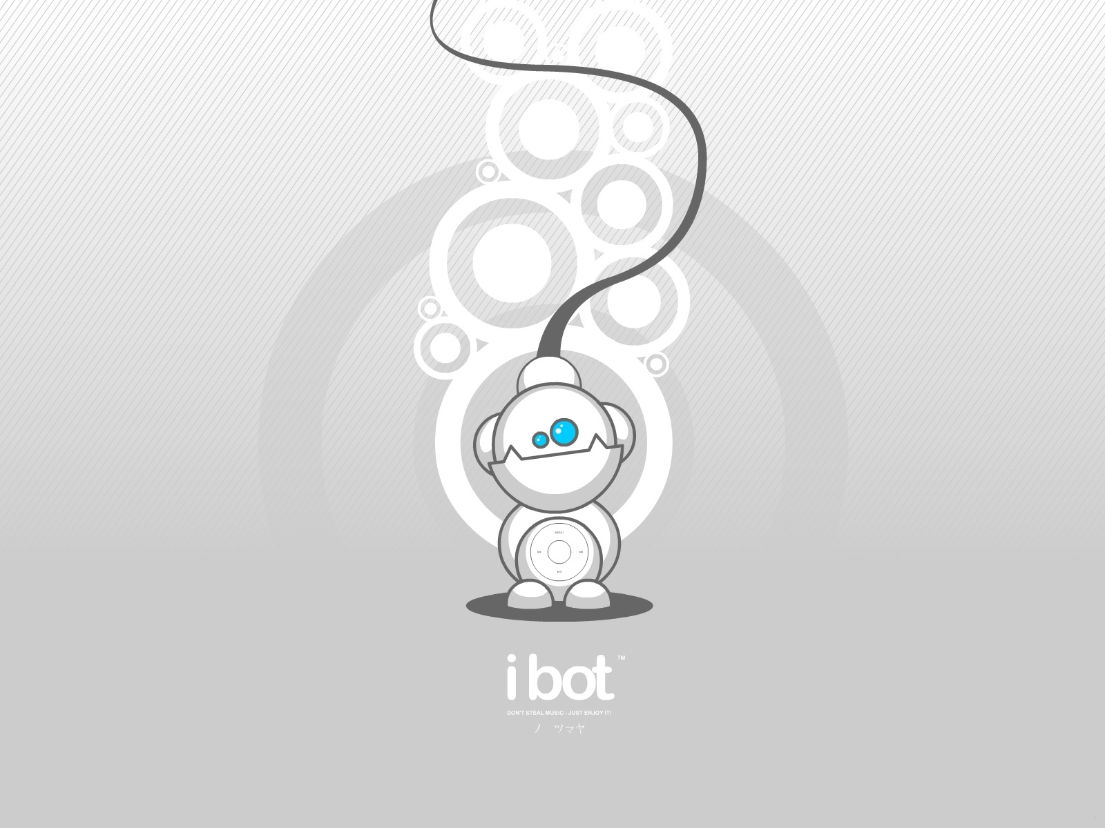 iBot character with music theme