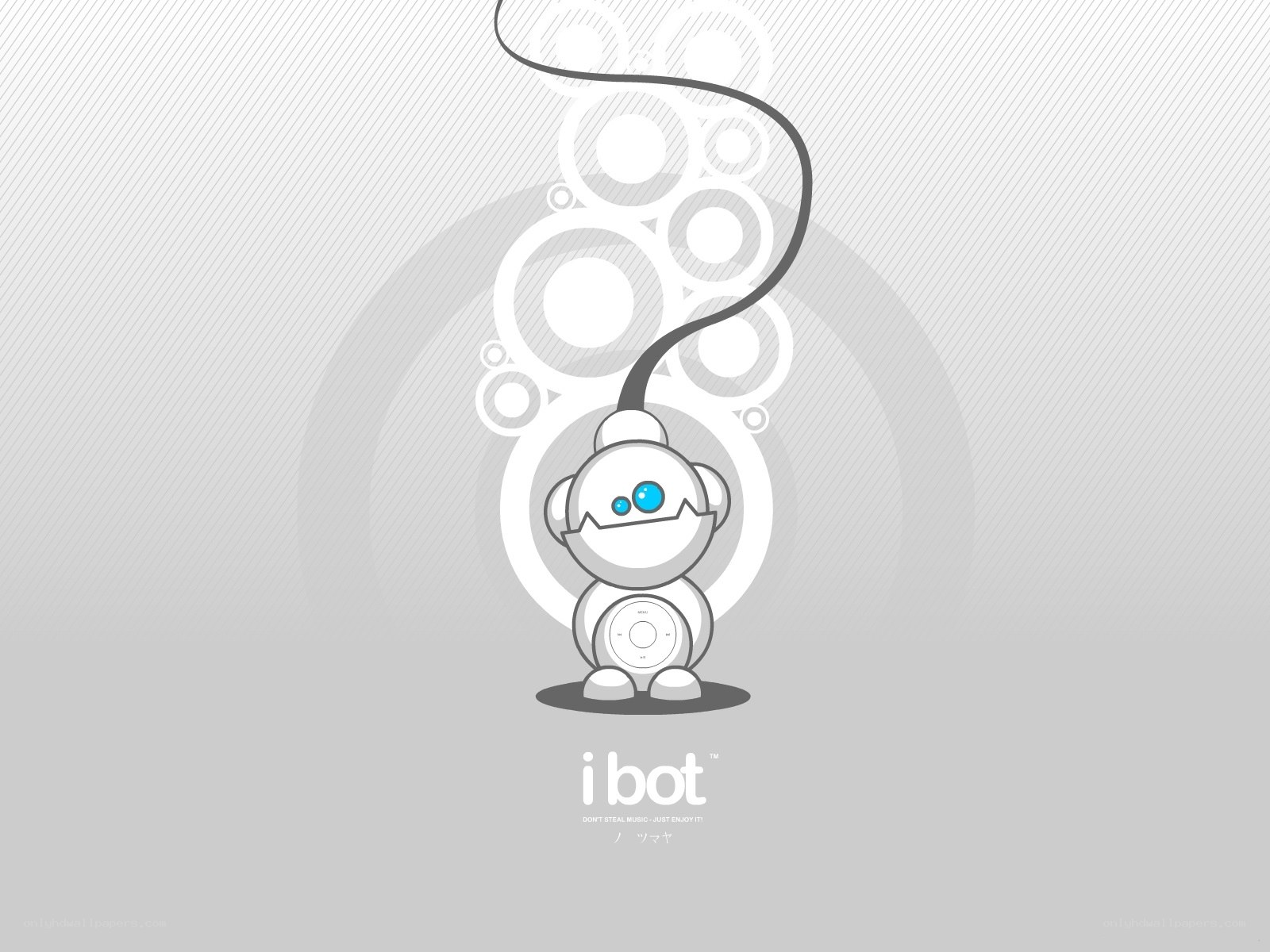 iBot character with music theme