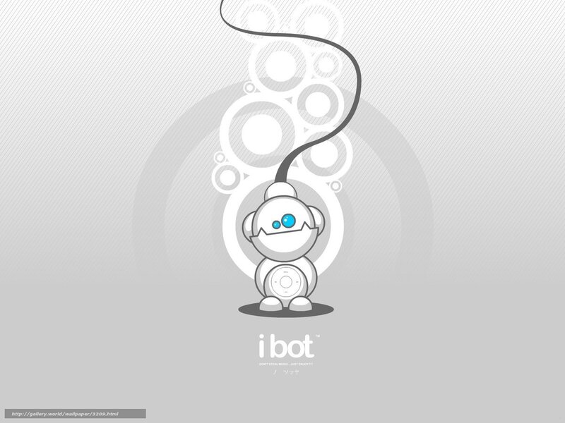 iBot robot character wallpaper