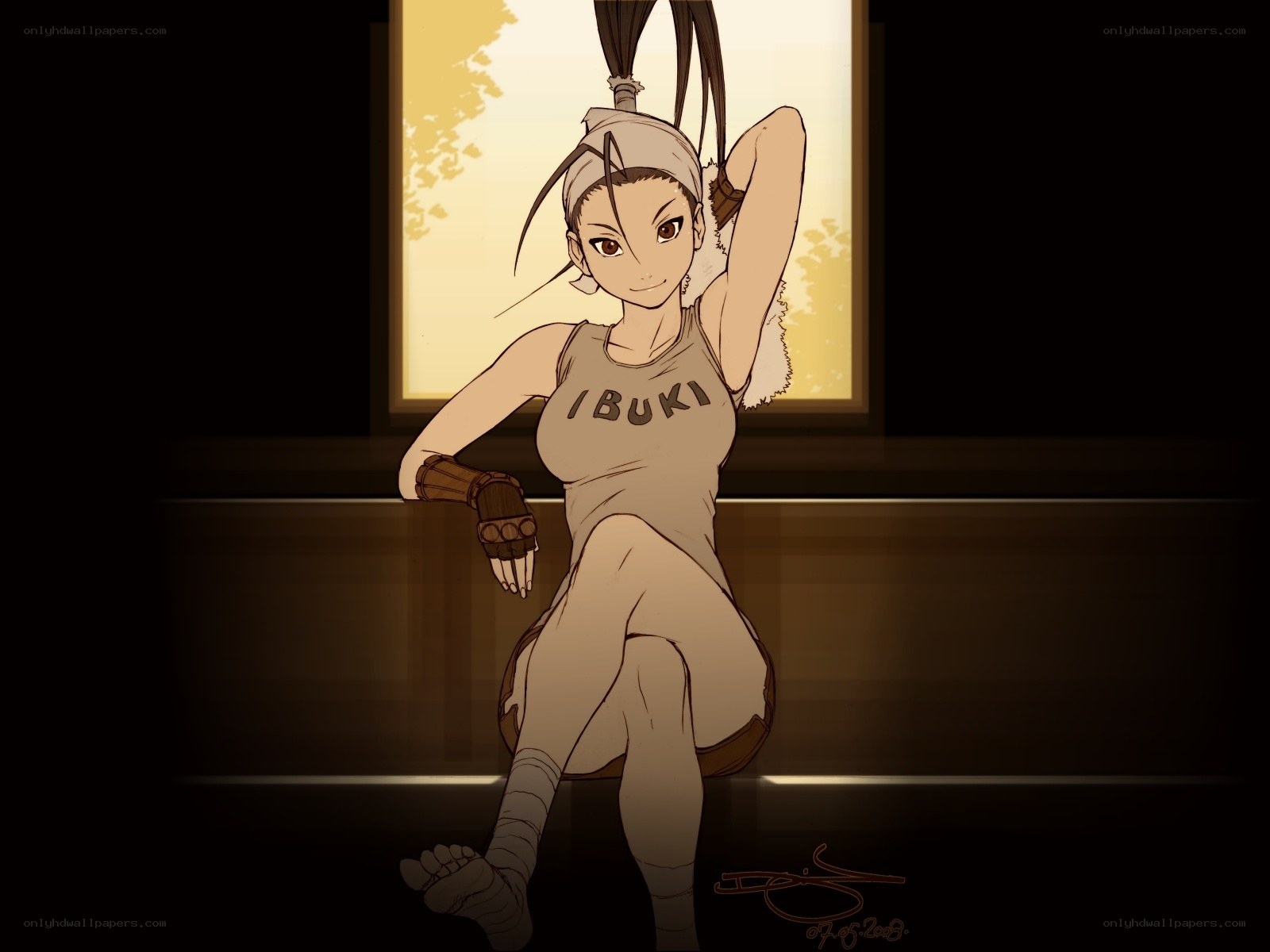 Ibuki character illustration