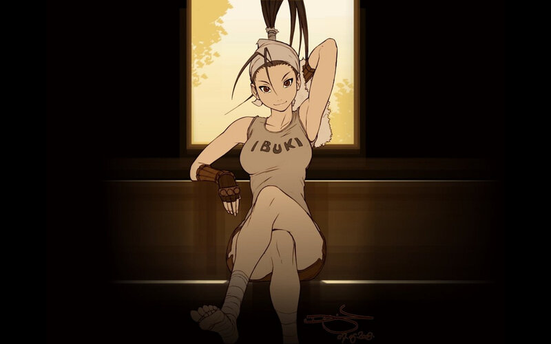 Ibuki in a relaxed pose