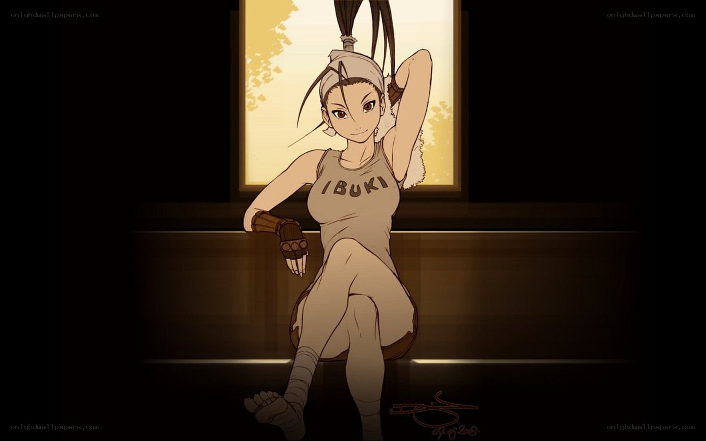 Ibuki in a relaxed pose