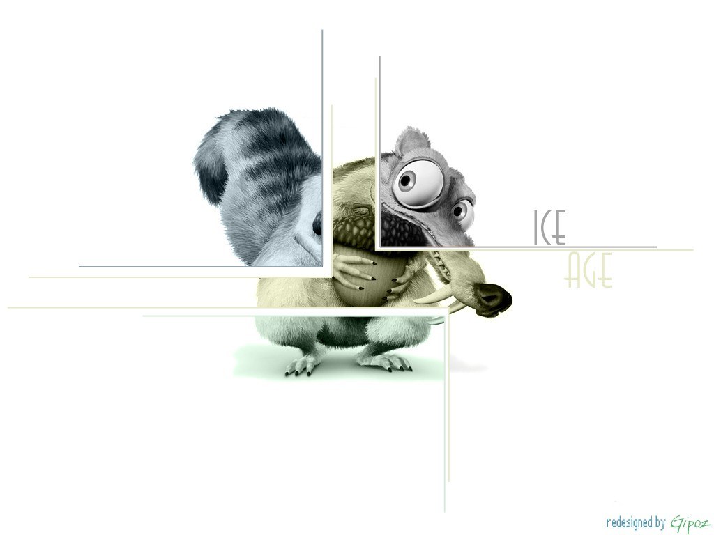 Ice Age character collage