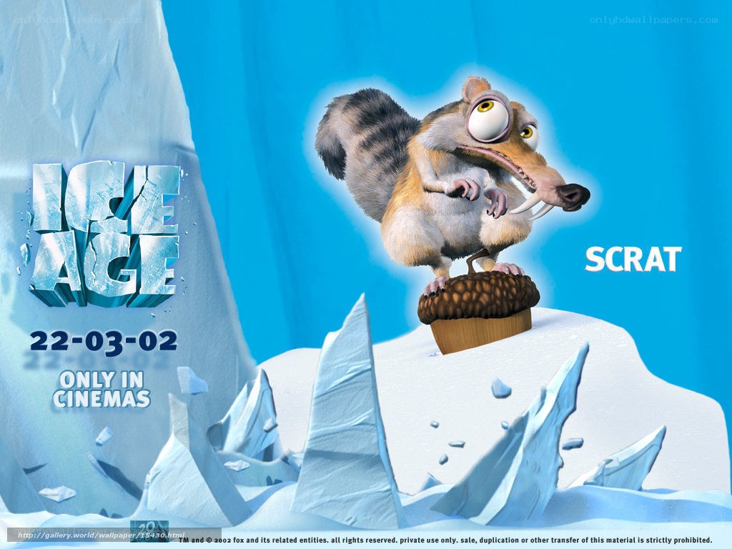Ice Age character poster