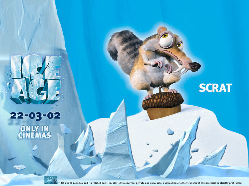 Ice Age character poster