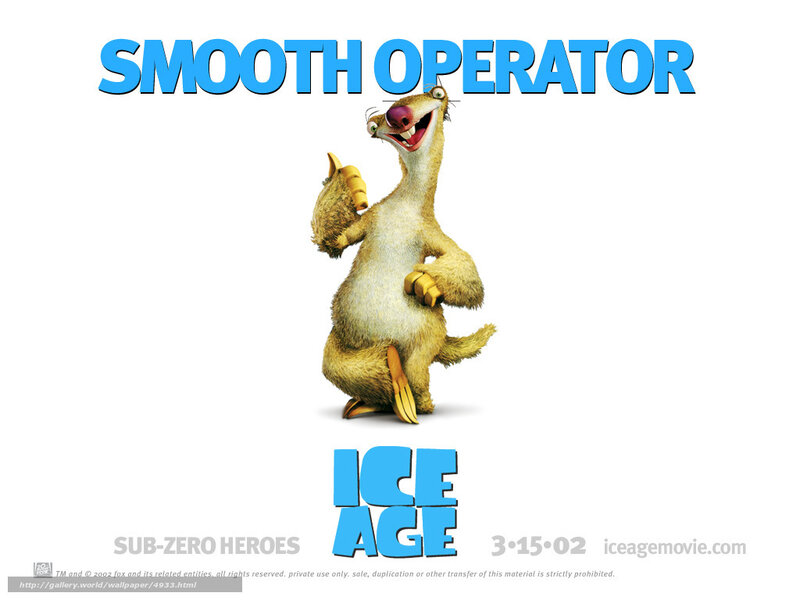 Ice Age character poster
