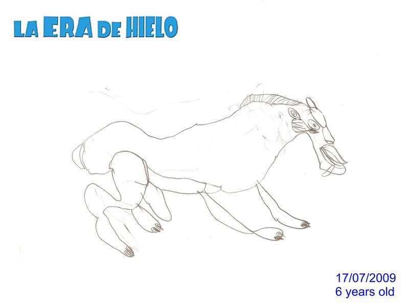Ice Age character sketch