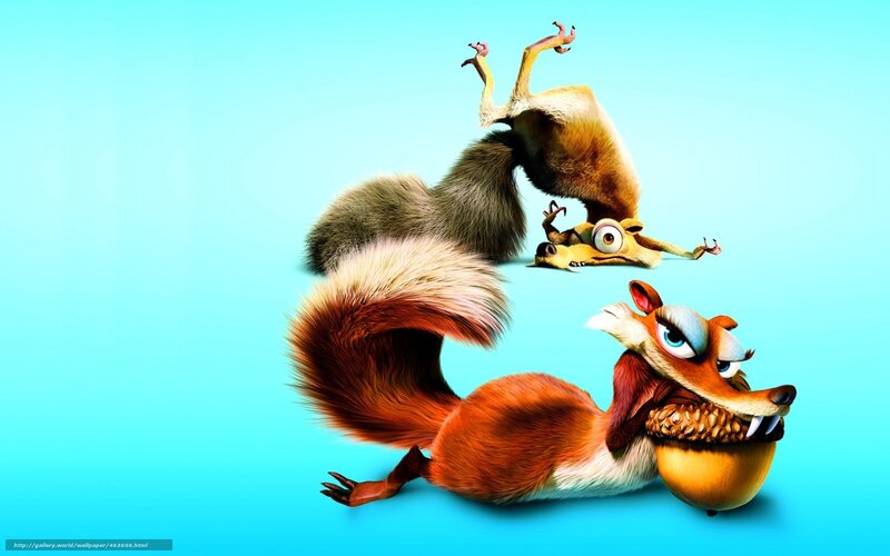 Ice Age characters in action
