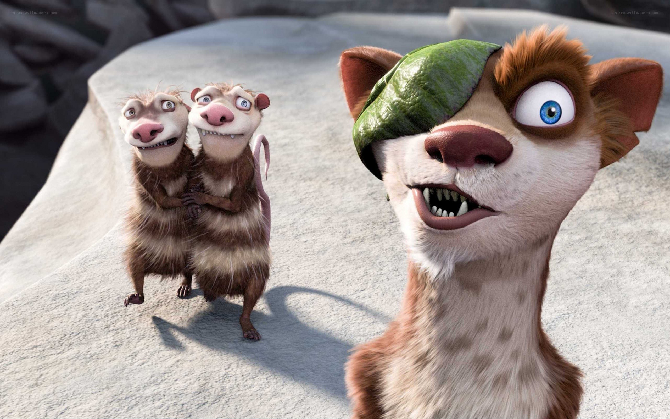 Ice Age characters scene
