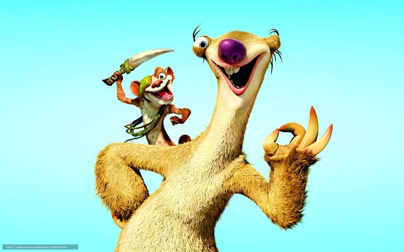 Ice Age characters smiling