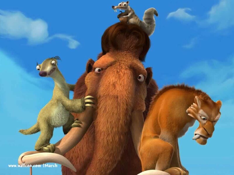 Ice Age characters together