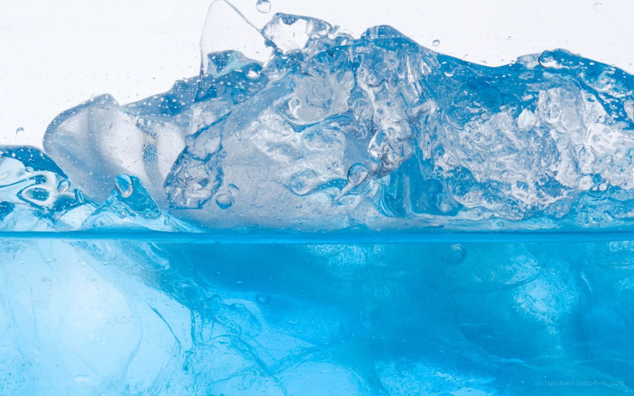 ice and water splash